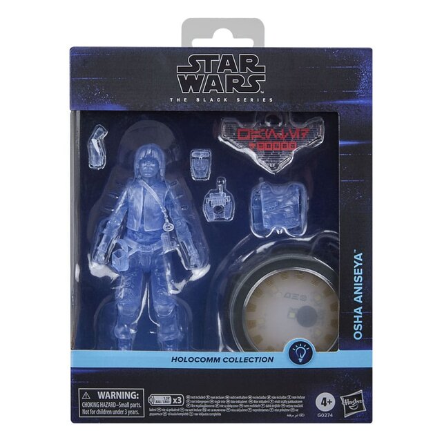 Star Wars: the Acolyte Black Series Holocomm Collection Osha Aniseya 15cm