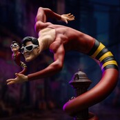 DC Comics Art Scale Statue 1/10 Plastic Man 16cm