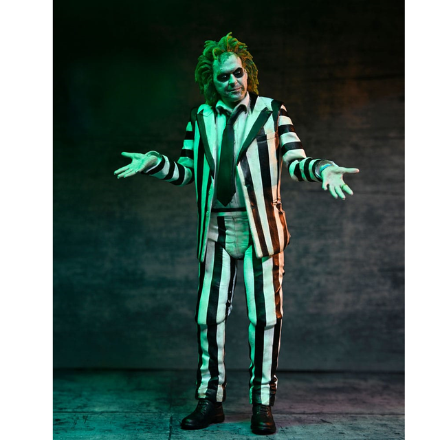 Beetlejuice Beetlejuice Ultimate Striped Suit Beetlejuice 18cm