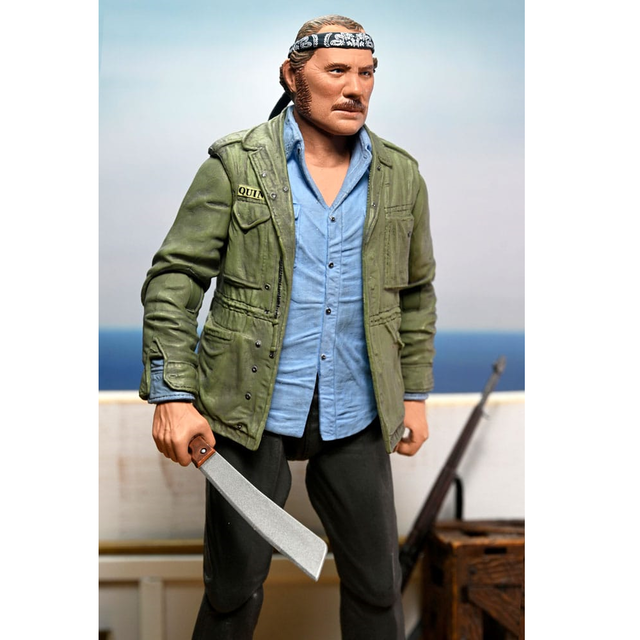 Ultimate Quint Action Figure (Jaws 50th Anniversary) 18cm