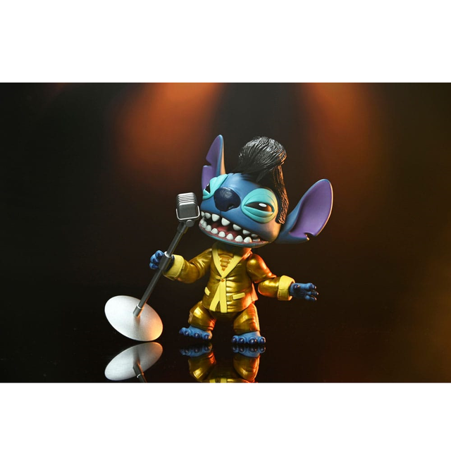 Lilo & Stitch Ultimate Gold Suit Elvis Stitch 8cm Lilo & Stitch Ultimate Gold Suit Elvis Stitch 8cm