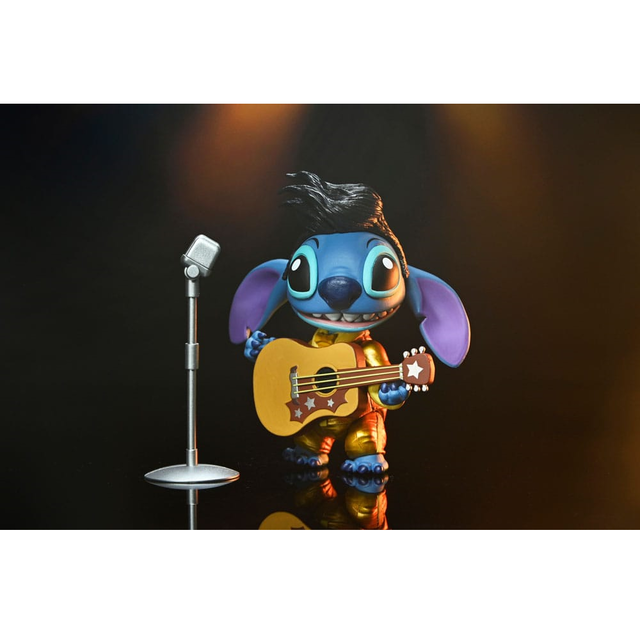 Lilo & Stitch Ultimate Gold Suit Elvis Stitch 8cm Lilo & Stitch Ultimate Gold Suit Elvis Stitch 8cm