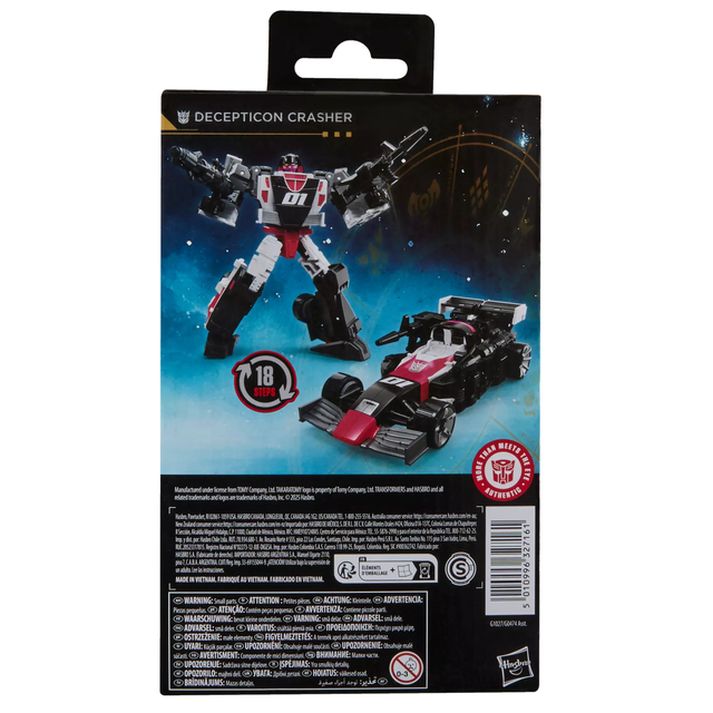 Transformers Age of the Primes Deluxe Class Decepticon Crasher 14cm