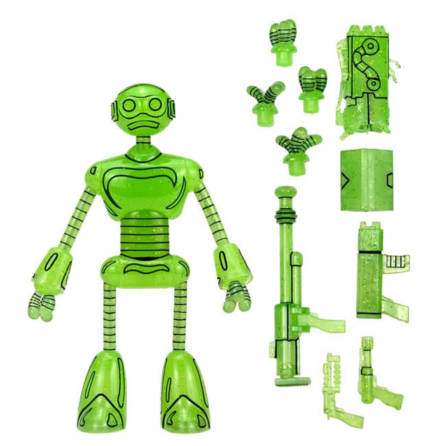 Teenage Mutant Ninja Turtles (Mirage Comics) Fugitoid Transmat Glow in the Dark 18cm