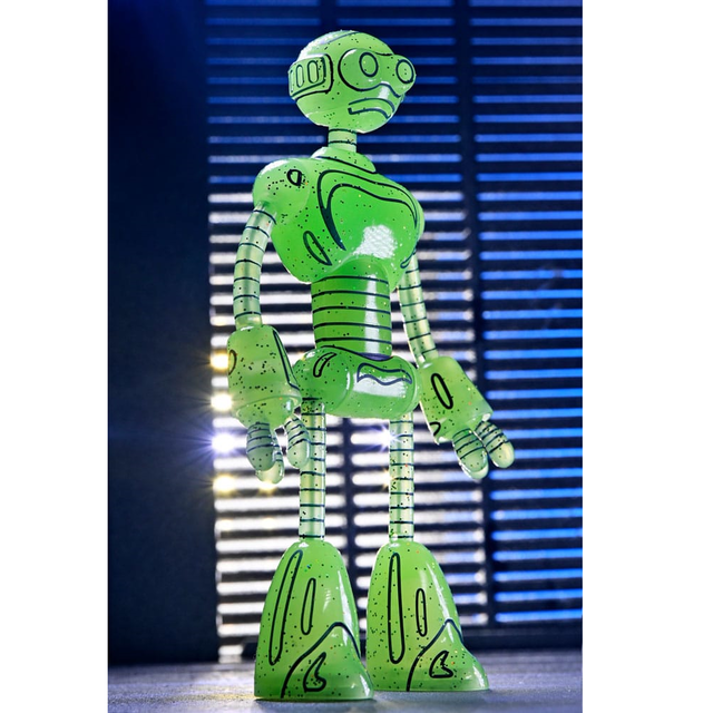 Teenage Mutant Ninja Turtles (Mirage Comics) Fugitoid Transmat Glow in the Dark 18cm