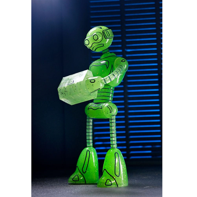 Teenage Mutant Ninja Turtles (Mirage Comics) Fugitoid Transmat Glow in the Dark 18cm