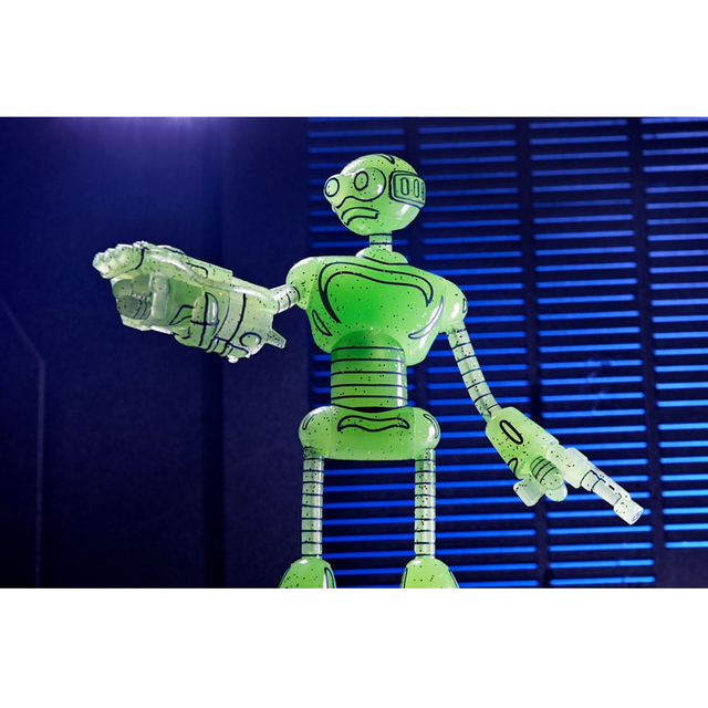 Teenage Mutant Ninja Turtles (Mirage Comics) Fugitoid Transmat Glow in the Dark 18cm