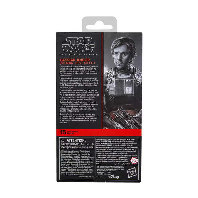 Star Wars: Andor Black Series Cassian Andor (Sienar Test Pilot) 15cm