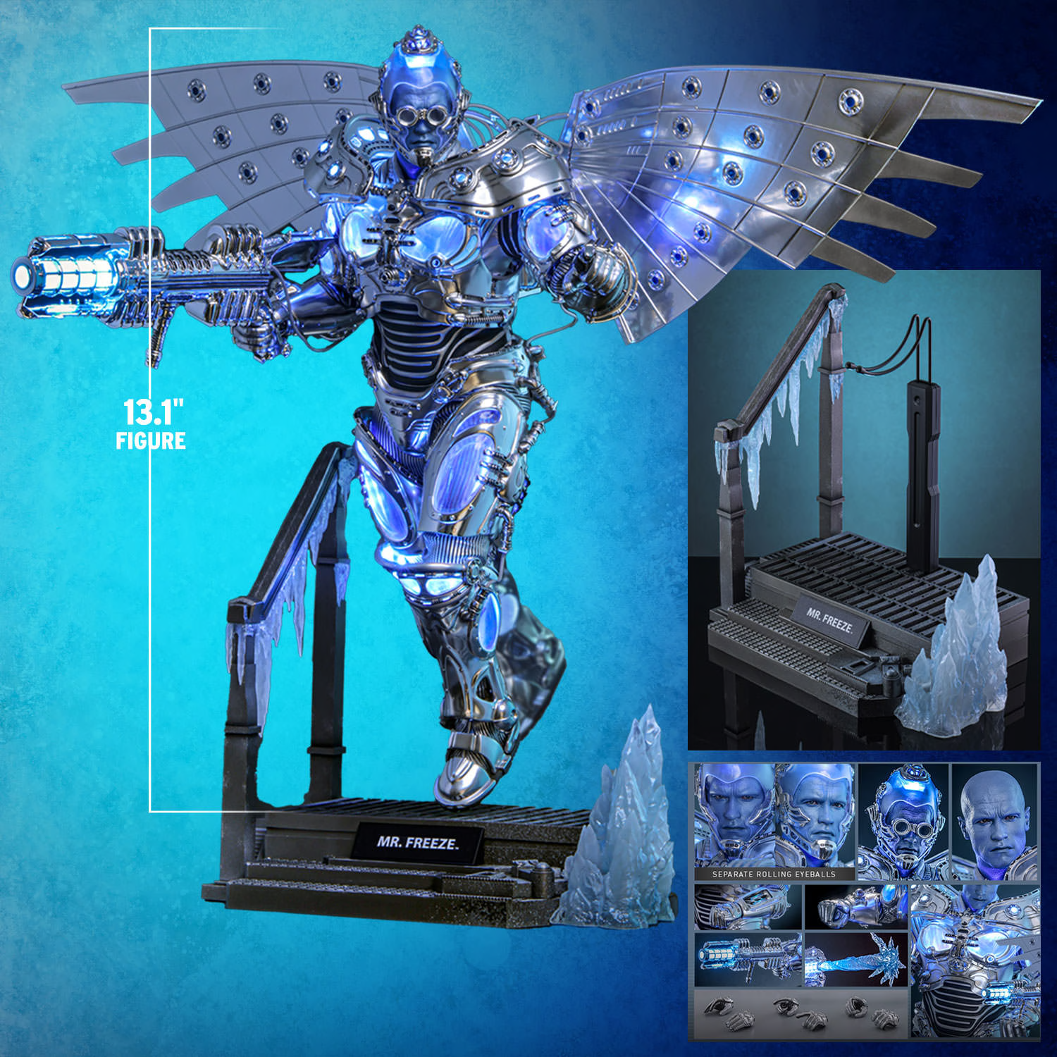 Hot Toys Movie Masterpiece Mr. Freeze Deluxe afbeelding
