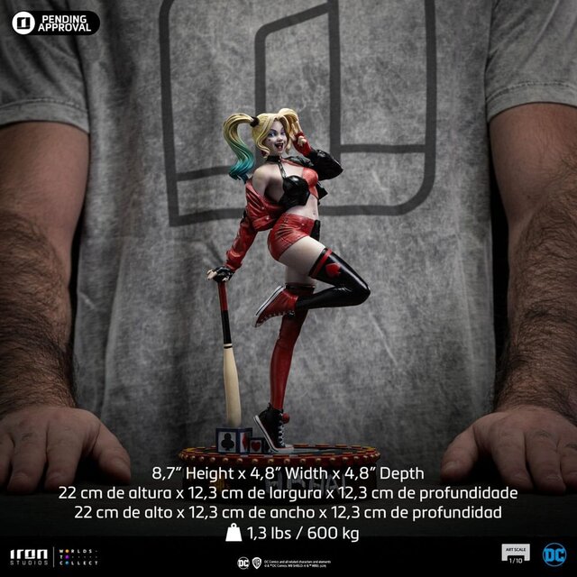 DC Comics Art Scale Statue 1/10 Harley Quinn (Gotham City Sirens) 22cm