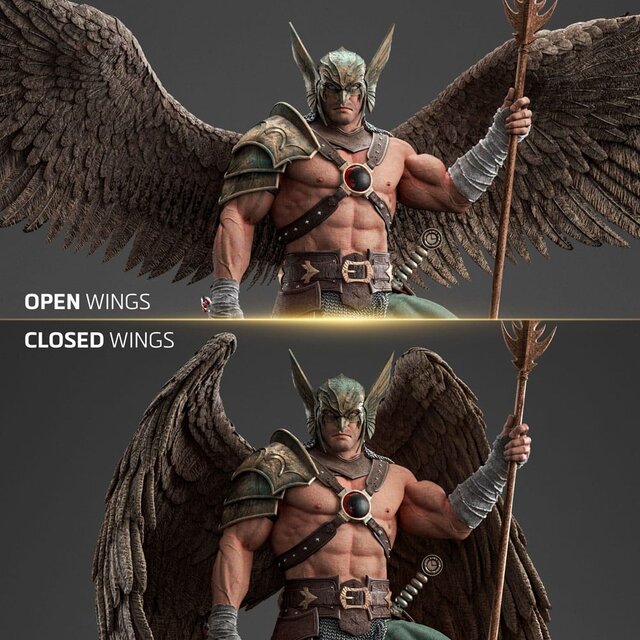 DC Comics Art Scale Statue 1/10 Hawkman 10th Anniversary 29cm
