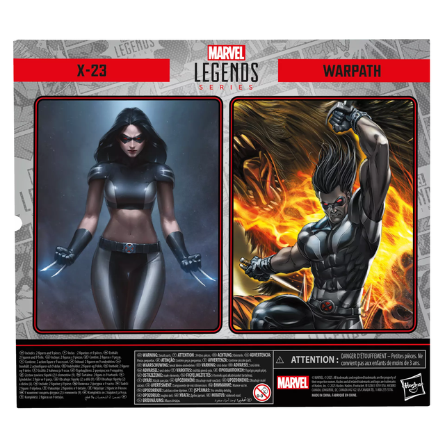 X-Force Marvel Legends Series X-23 & Warpath X-Force Marvel Legends Series X-23 & Warpath
