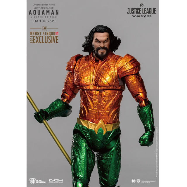 Justice League Dynamic 8ction Heroes Aquaman Comic Color Version 20cm
