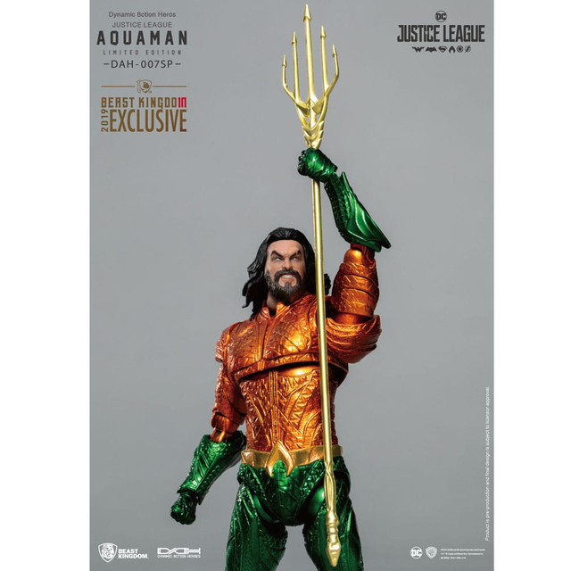 Justice League Dynamic 8ction Heroes Aquaman Comic Color Version 20cm