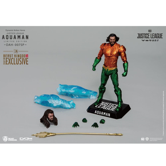 Justice League Dynamic 8ction Heroes Aquaman Comic Color Version 20cm