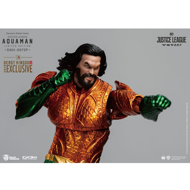 Justice League Dynamic 8ction Heroes Aquaman Comic Color Version 20cm