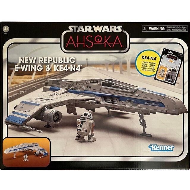 Star Wars: Ahsoka Vintage Collection New Republic E-Wing & KE4-N4 Star Wars: Ahsoka Vintage Collection New Republic E-Wing & KE4-N4