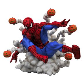 Spider-Man Pumpkin Bombs Statue