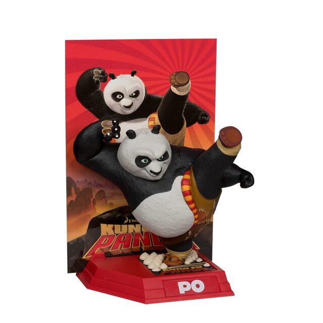 McFarlane Movie Maniacs Kung Fu Panda Po PVC Statue 17cm