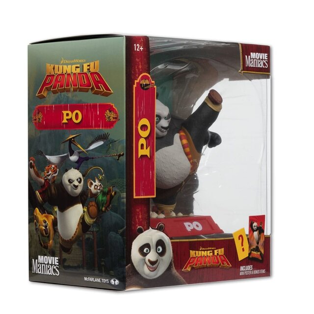 McFarlane Movie Maniacs Kung Fu Panda Po PVC Statue 17cm