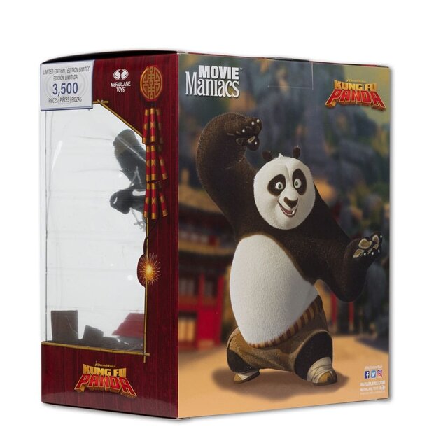 McFarlane Movie Maniacs Kung Fu Panda Po PVC Statue 17cm