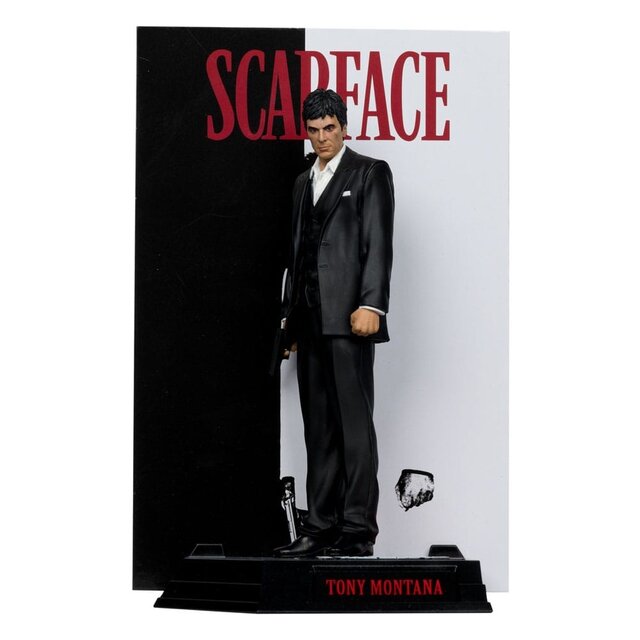McFarlane Movie Maniacs Scarface Tony Montana PVC Statue 17cm