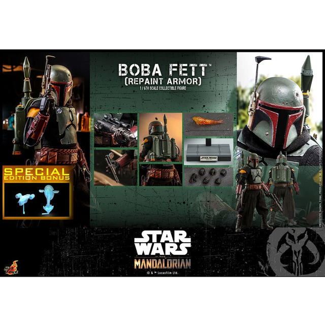 Star Wars The Mandalorian Action Figure 1/6 Boba Fett (Repaint Armor) Special Edition 30cm Star Wars The Mandalorian Action Figure 1/6 Boba Fett (Repaint Armor) Special Edition 30cm