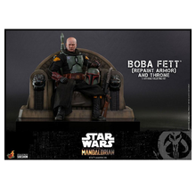 Star Wars The Mandalorian Action Figure 1/6 Boba Fett (Repaint Armor) and Throne Special Edition 30cm