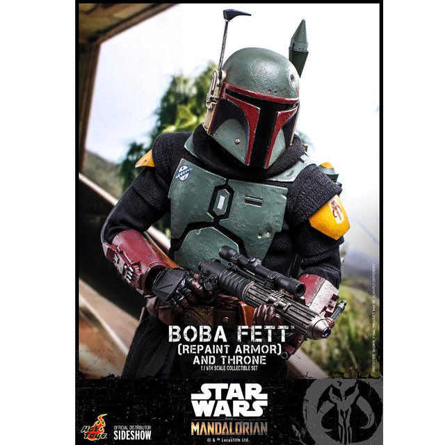 Star Wars The Mandalorian Action Figure 1/6 Boba Fett (Repaint Armor) and Throne Special Edition 30cm Star Wars The Mandalorian Action Figure 1/6 Boba Fett (Repaint Armor) and Throne Special Edition 30cm