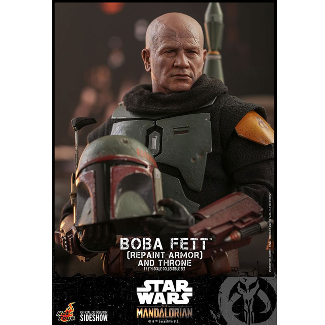 Star Wars The Mandalorian Action Figure 1/6 Boba Fett (Repaint Armor) and Throne Special Edition 30cm Star Wars The Mandalorian Action Figure 1/6 Boba Fett (Repaint Armor) and Throne Special Edition 30cm
