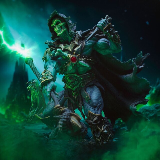 Masters of the Universe Deluxe BDS Art Scale Statue Skeletor Unleashed 23cm Masters of the Universe Deluxe BDS Art Scale Statue Skeletor Unleashed 23cm