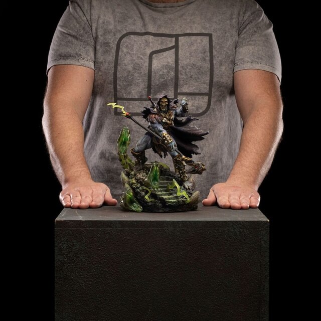 Masters of the Universe Deluxe BDS Art Scale Statue Skeletor Unleashed 23cm Masters of the Universe Deluxe BDS Art Scale Statue Skeletor Unleashed 23cm