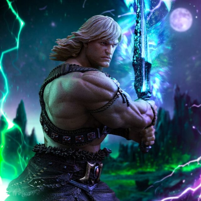 Masters of the Universe Deluxe BDS Art Scale Statue He-Man Unleashed 34cm Masters of the Universe Deluxe BDS Art Scale Statue He-Man Unleashed 34cm