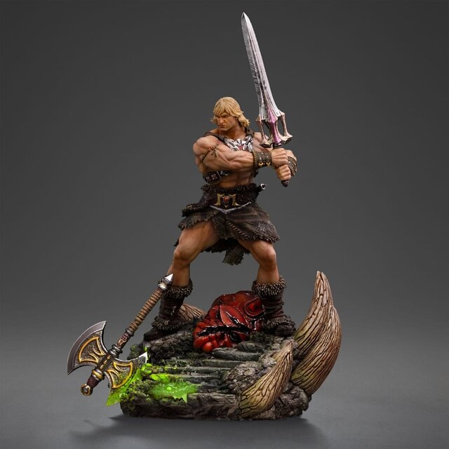 Masters of the Universe Deluxe BDS Art Scale Statue He-Man Unleashed 34cm Masters of the Universe Deluxe BDS Art Scale Statue He-Man Unleashed 34cm