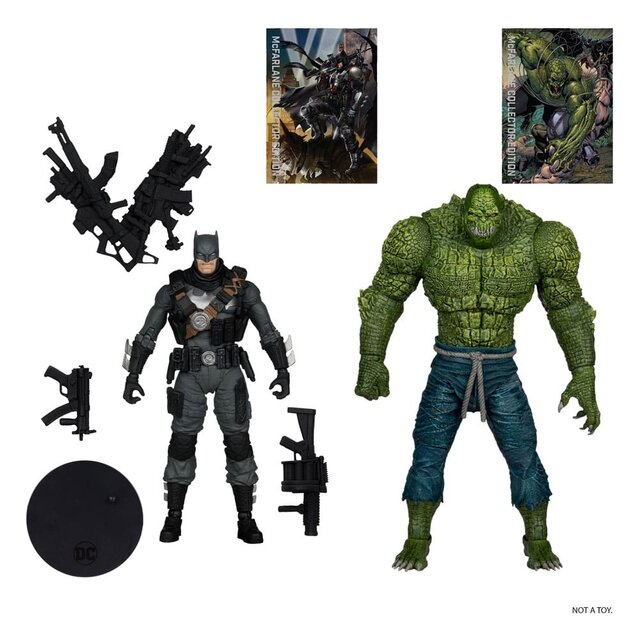 McFarlane Collector Edition 2-Pack the Grim Knight vs. Killer Croc 18cm