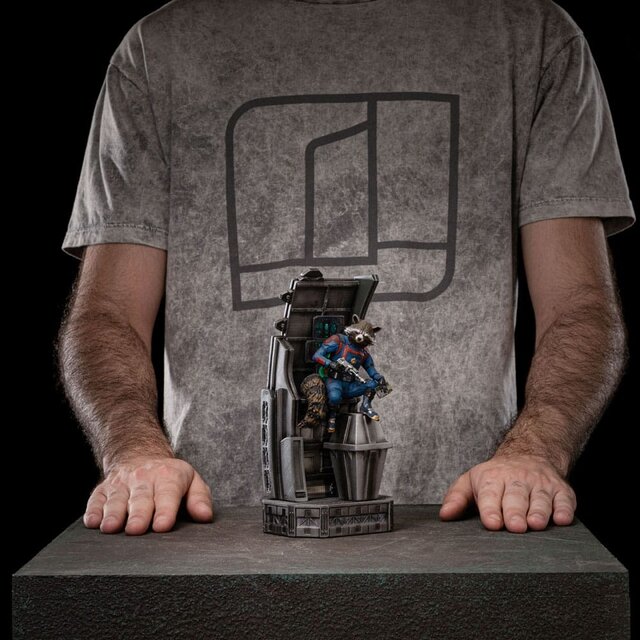 Marvel Scale Statue 1/10 Guardians of the Galaxy Vol. 3 Rocket Racoon 20cm