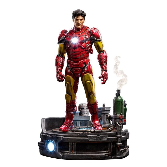 Marvel Deluxe Art Scale Statue 1/10 Iron Man Unleashed 23cm Marvel Deluxe Art Scale Statue 1/10 Iron Man Unleashed 23cm