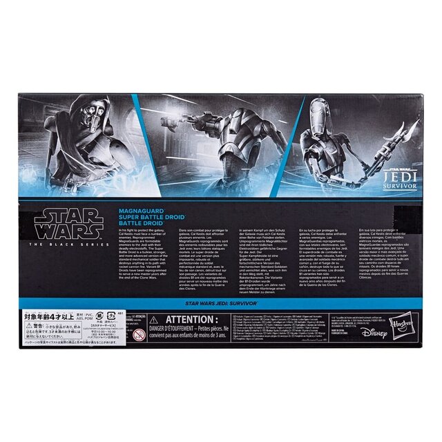 Star Wars Jedi: Fallen Order Black Series 3-Pack Magna Guard, Super Battle Droid & Battle Droid