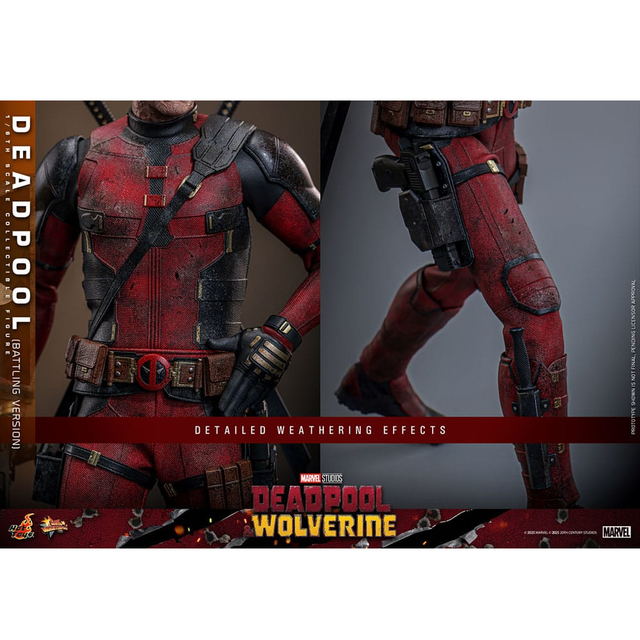 Deadpool & Wolverine Movie Masterpiece Action Figure 1/6 Deadpool (Battling Version) 31cm Deadpool & Wolverine Movie Masterpiece Action Figure 1/6 Deadpool (Battling Version) 31cm