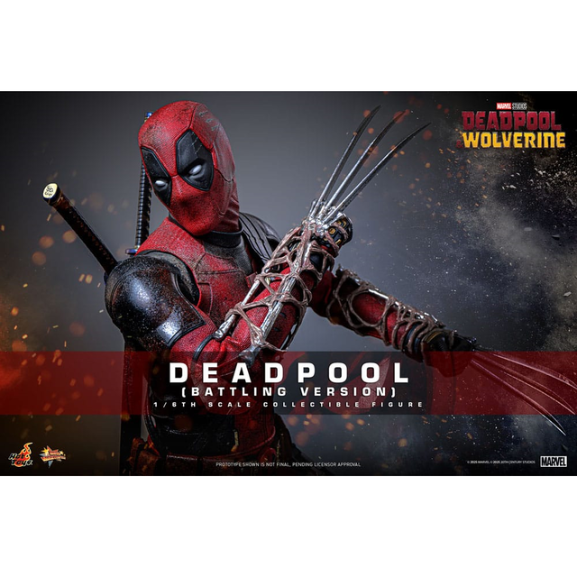 Deadpool & Wolverine Movie Masterpiece Action Figure 1/6 Deadpool (Battling Version) 31cm Deadpool & Wolverine Movie Masterpiece Action Figure 1/6 Deadpool (Battling Version) 31cm