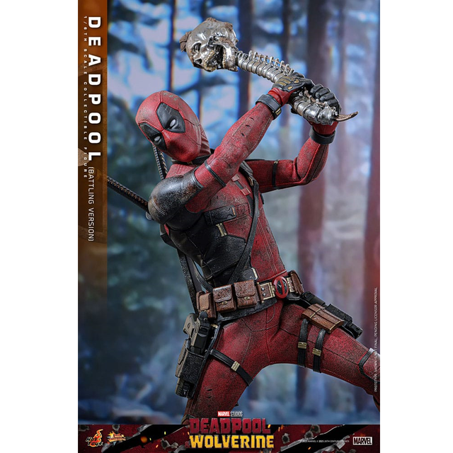 Deadpool & Wolverine Movie Masterpiece Action Figure 1/6 Deadpool (Battling Version) 31cm Deadpool & Wolverine Movie Masterpiece Action Figure 1/6 Deadpool (Battling Version) 31cm