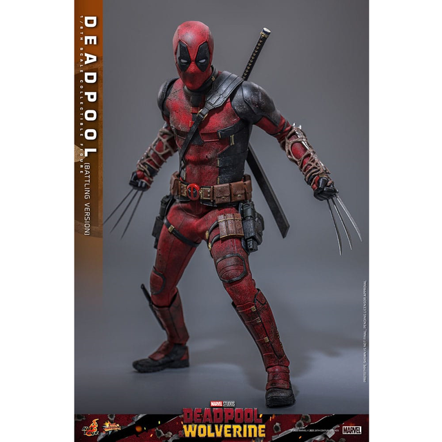 Deadpool & Wolverine Movie Masterpiece Action Figure 1/6 Deadpool (Battling Version) 31cm Deadpool & Wolverine Movie Masterpiece Action Figure 1/6 Deadpool (Battling Version) 31cm