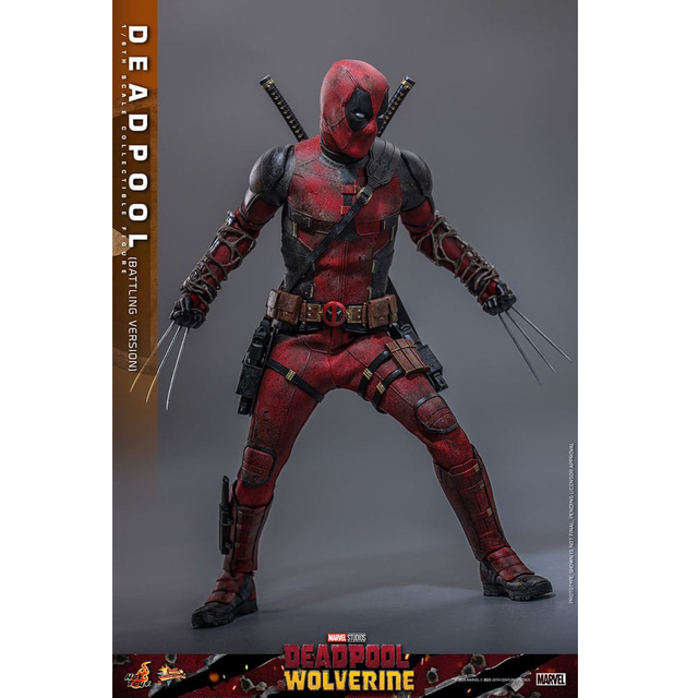 Deadpool & Wolverine Movie Masterpiece Action Figure 1/6 Deadpool (Battling Version) 31cm Deadpool & Wolverine Movie Masterpiece Action Figure 1/6 Deadpool (Battling Version) 31cm