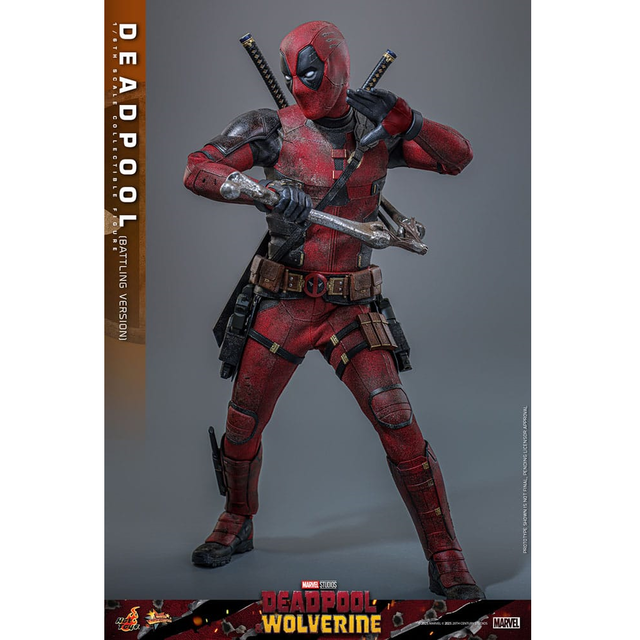 Deadpool & Wolverine Movie Masterpiece Action Figure 1/6 Deadpool (Battling Version) 31cm Deadpool & Wolverine Movie Masterpiece Action Figure 1/6 Deadpool (Battling Version) 31cm