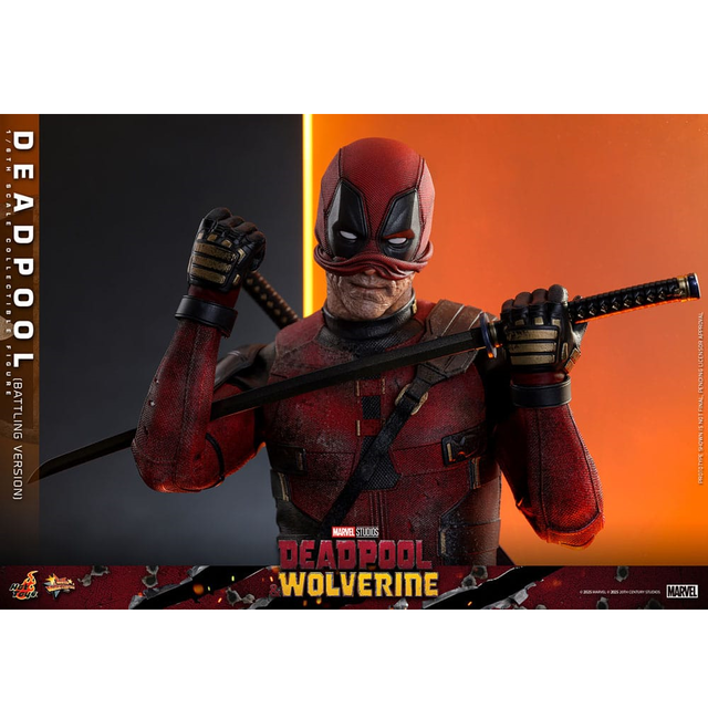 Deadpool & Wolverine Movie Masterpiece Action Figure 1/6 Deadpool (Battling Version) 31cm Deadpool & Wolverine Movie Masterpiece Action Figure 1/6 Deadpool (Battling Version) 31cm
