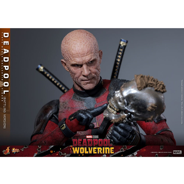 Deadpool & Wolverine Movie Masterpiece Action Figure 1/6 Deadpool (Battling Version) 31cm Deadpool & Wolverine Movie Masterpiece Action Figure 1/6 Deadpool (Battling Version) 31cm