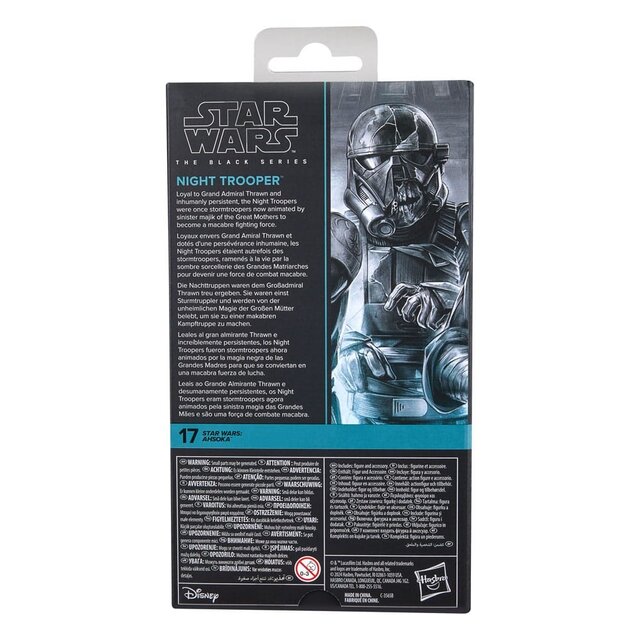 Star Wars: Ahsoka The Black Series Night Trooper Action Figure 15cm Star Wars: Ahsoka The Black Series Night Trooper Action Figure 15cm