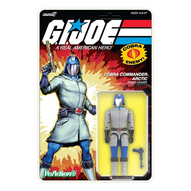 G.I. Joe Cobra Commander (Cartoon) ReAction+ Figure 10cm G.I. Joe Cobra Commander (Cartoon) ReAction+ Figure 10cm