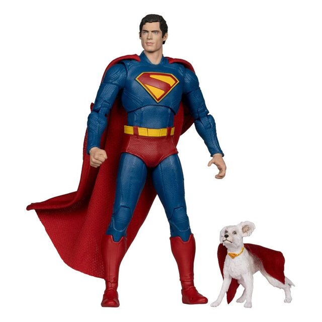 DC Multiverse Superman & Krypto Deluxe Theatrical Edition 18cm