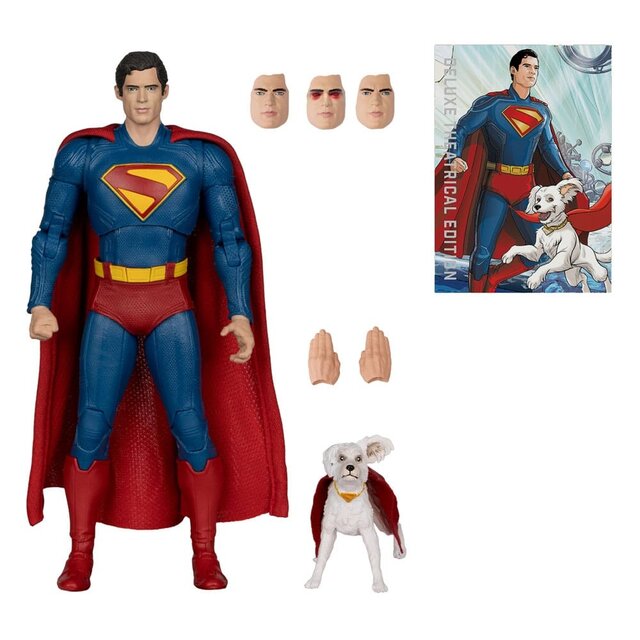 DC Multiverse Superman & Krypto Deluxe Theatrical Edition 18cm